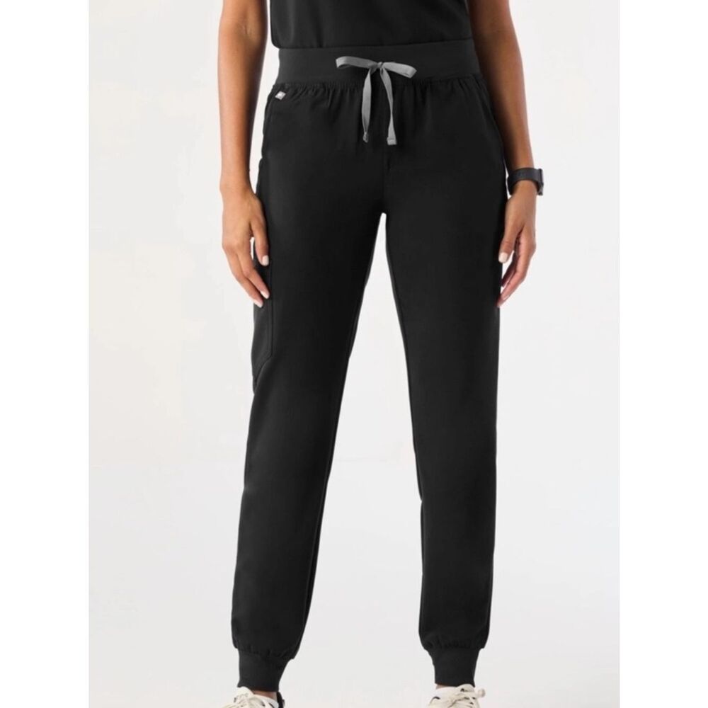 FIGS Zamora Scrub Pants Women’s XS Petite Black W18SW2005P